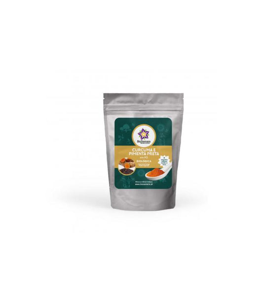 Biosamara - Cúrcuma y Pimienta Negra en Polvo 250g - Potente Antioxidante Natural