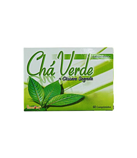 Fharmonat - Té Verde + Cáscara Sagrada 60 Tabletas