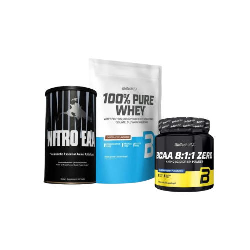 Intensives Recovery-Pack – Animal Nitro + BCAA Zero + Whey für schnelle Muskelregeneration