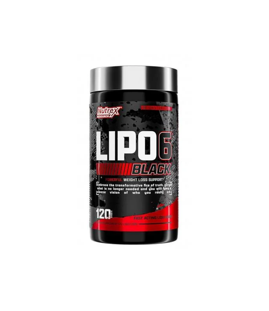 Nutrex Lipo 6 Black – 120 Kapseln für effektive Fettverbrennung